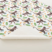 Couverture Sherpa De doux singes qui jonglent avec des bananes (3/4)