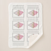 Couverture Sherpa de glace irrésistible (Devant)