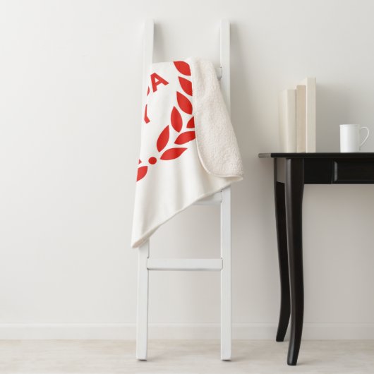 Couverture Sherpa de la couronne de la fête du Can (En situation)