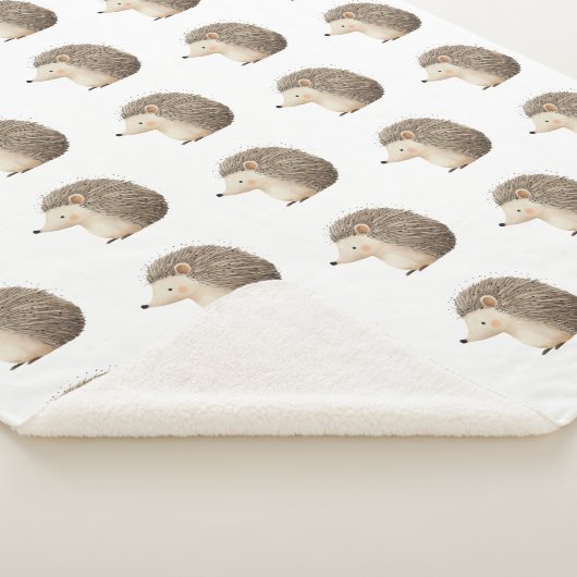 Couverture Sherpa De mignons hérissons (3/4)