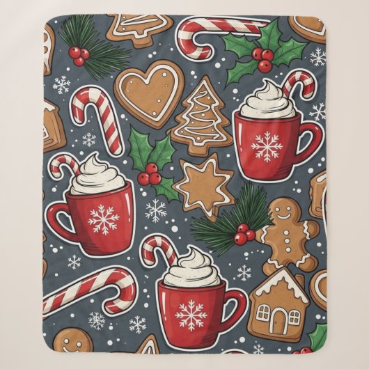 Couverture Sherpa de Noël (Devant)