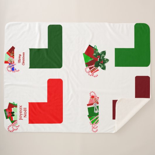 Couverture Sherpa de Noël (Devant (Horizontal))