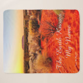 Couverture Sherpa de réconfort pour dessert sacré (Devant (Horizontal))
