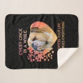 Couverture Sherpa De Temps En Temps, Un Chien Entre Dans Votre Chien (Devant (Horizontal))