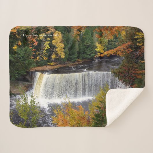 Couverture sherpa de Upper Tahquamenon Falls (Devant (Horizontal))
