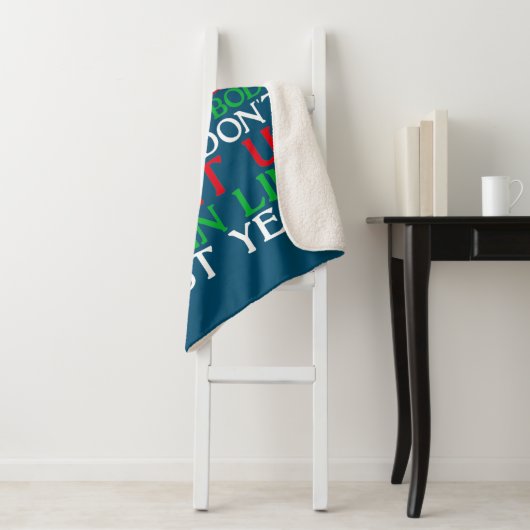 Couverture Sherpa Dear Santa (En situation)