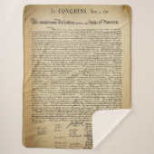 Couverture Sherpa Déclaration d'indépendance antique (Devant)