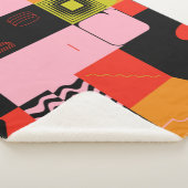 Couverture Sherpa Deconstructed postmodern inspired artwork of abstr (3/4)