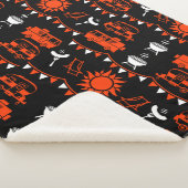 Couverture Sherpa Décor camping Caravan (3/4)