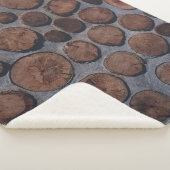 Couverture Sherpa Décor en liège (3/4)