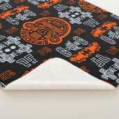 Couverture Sherpa Décor intérieur inca Aztec (3/4)