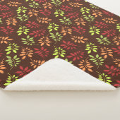 Couverture Sherpa Décoration Maison Feuilles D'aut (3/4)