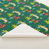 Couverture Sherpa décorations de Noël joyeuses (3/4)
