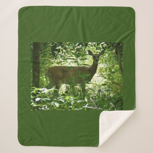 Couverture Sherpa Deer Sherpa Blanket (Devant)