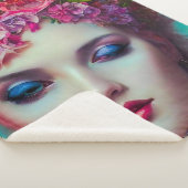 Couverture Sherpa Déesse des fleurs (3/4)