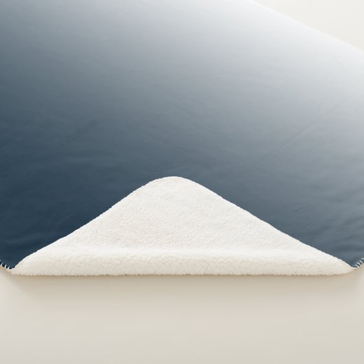 Couverture Sherpa Dégradé bleu (3/4)