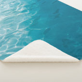 Couverture Sherpa Dégradé bleu (3/4)