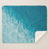 Couverture Sherpa Dégradé bleu (Devant (Horizontal))