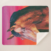 Couverture Sherpa Dégradé de la baie (Devant (Horizontal))