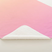 Couverture Sherpa Dégradé rose et rose (3/4)