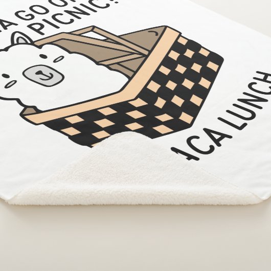 Couverture Sherpa Déjeuner Alpaca (3/4)