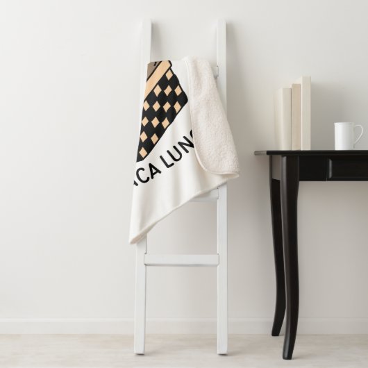 Couverture Sherpa Déjeuner Alpaca (En situation)