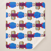 Couverture Sherpa Del Griffith – Patterned Sherpa Blanket (Devant)