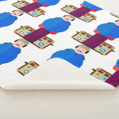 Couverture Sherpa Del Griffith – Patterned Sherpa Blanket (3/4)