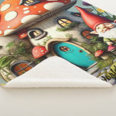 Couverture Sherpa "Délice de Fantaisie Champignon" (3/4)