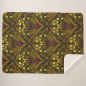 Couverture Sherpa Dendroctones et fougères (Devant (Horizontal))