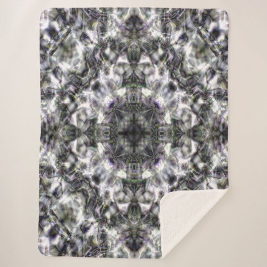Couverture Sherpa Dentelle d'argent (Devant)