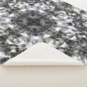 Couverture Sherpa Dentelle d'argent (3/4)