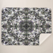 Couverture Sherpa Dentelle d'argent (Devant (Horizontal))