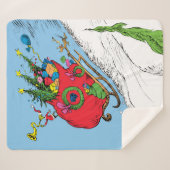 Couverture Sherpa Dépouille de course Grinch & Max (Devant (Horizontal))