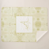 Couverture Sherpa Des choses sauvages comme la dentelle Sherpa Blank (Devant (Horizontal))