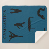 Couverture Sherpa Des garçons de gymnastique sherpa couverture. (Devant (Horizontal))