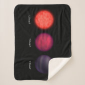 Couverture Sherpa Des Nains Brown Comme Le Voit Un Voyageur Interste (Devant)