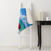 Couverture Sherpa Des Rêves De Plage Tropicaux Sont Faits De Ce Para (En situation)