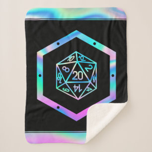 Couverture Sherpa Dés RPG   Holo Imaginaire Retro Tabletop PnP Gamer