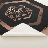 Couverture Sherpa Dés RPG | Imaginaire cuivre Retro Tabletop PnP Gam (3/4)
