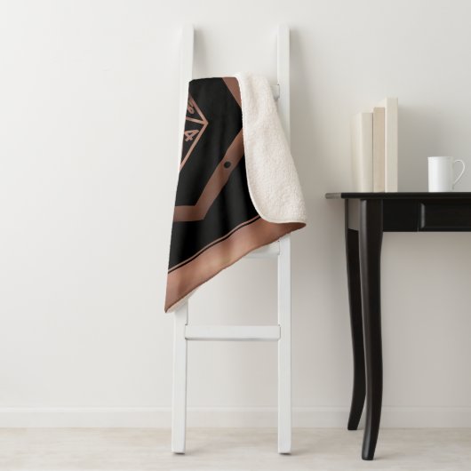 Couverture Sherpa Dés RPG | Imaginaire cuivre Retro Tabletop PnP Gam (En situation)