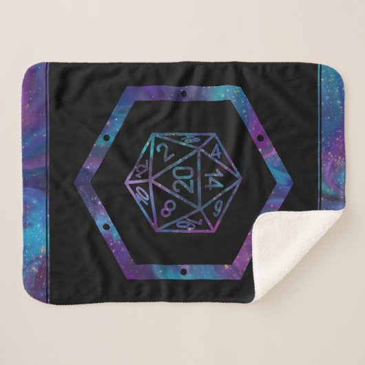 Couverture Sherpa Dés RPG | Nebula Imaginaire Retro Tabletop PnP Gam (Devant (Horizontal))