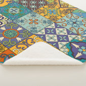 Couverture Sherpa Design de carreaux Talavera portugais (3/4)