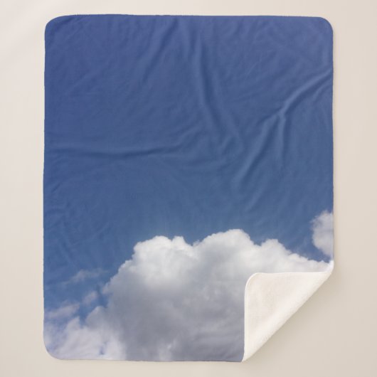Couverture Sherpa DESIGN DE NUAGES Sherpa Blanket (Devant)