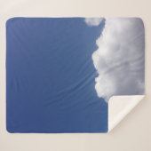 Couverture Sherpa DESIGN DE NUAGES Sherpa Blanket (Devant (Horizontal))