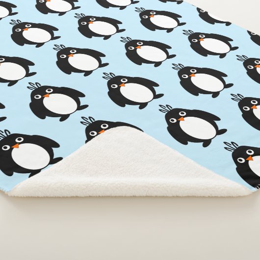 Couverture Sherpa Design de pingouin (3/4)