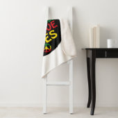 Couverture Sherpa Design de reggae avec des citations positives et d (En situation)