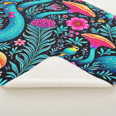 Couverture Sherpa Design de rêve fantaisiste enchanté de forêt (3/4)