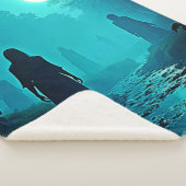 Couverture Sherpa Design enchanté des esprits de la forêt au clair d (3/4)