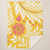 Couverture Sherpa Design floral 24 (Devant)